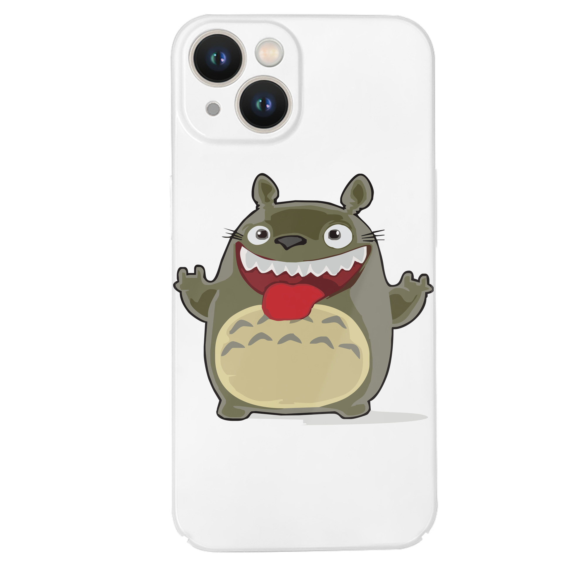 （画像用） となりのトトロ 草壁メイ 草壁サツキ My Neighbor Totoro Satsuki Kusakabe Mei Kusakabe 【iPhone 14シリーズ対応】ハードケース